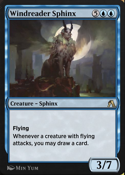 Windreader Sphinx Moxfield An Mtg Deck Builder Site For Magic The Gathering