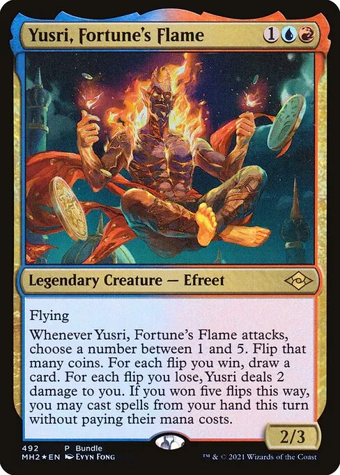 Coinflip Tribal Commander EDH Yusri Fortune s Flame deck