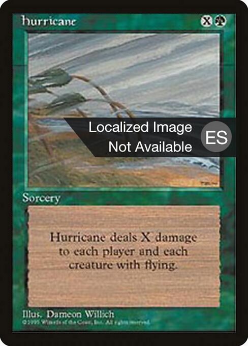 hurricane mtg card // Moxfield — Deck Builder Mint / near mint condition trading card MTG Magic the Gathering Alpha