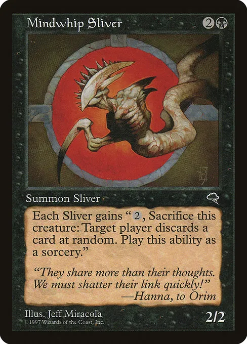 未開封 MTG Tempest The Slivers テーマデッキ Amazon.com: Magic The Gathering - Winged Sliver - Tempest