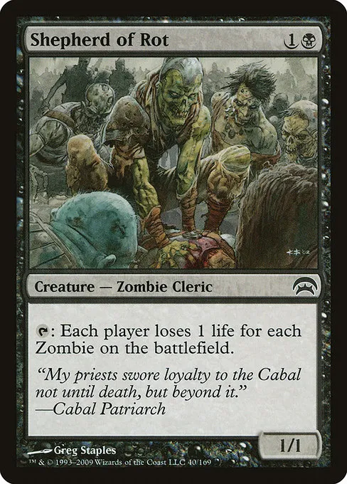 Zombie tribal // Commander (The Scarab God) deck list mtg