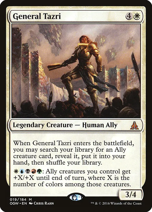 WUBRG allies // Commander (General Tazri) deck list mtg // Moxfield  MTG  Deck Builder