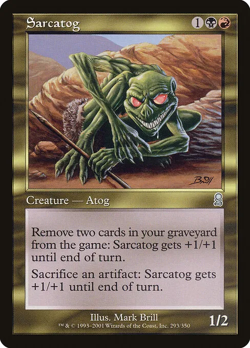 mtg atog commander deck I finally finished my atogatog : r/EDH Atog gets +2/+2 until end of turn. Atogatog | EDH Budget Deck