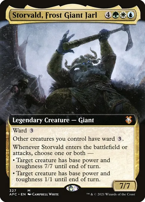 Hexproof, Indestructible, and Ward // Commander (Storvald, Frost Giant  Jarl) deck list mtg // Moxfield  MTG Deck Builder