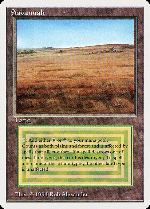 Savannah // Moxfield — MTG Deck Builder