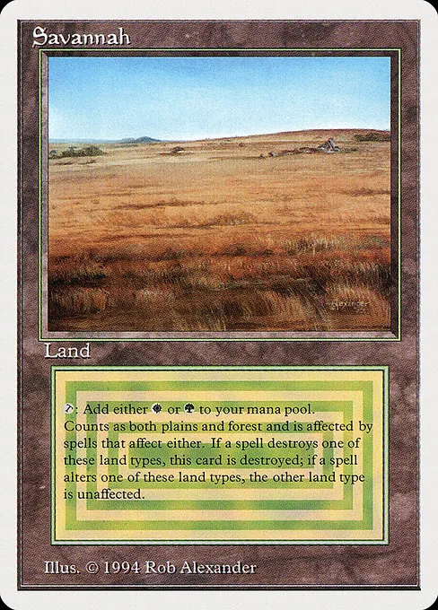 Savannah // Moxfield — MTG Deck Builder