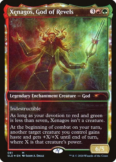 mtg xenagos commander deck Playmat main image 1