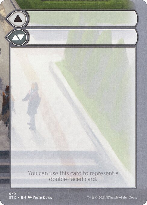 substitute cards mtg Double-Faced Substitute Card [08] [Kaldheim Substitute Cards] [Non-Foil] –  Face to Face Games main image 0
