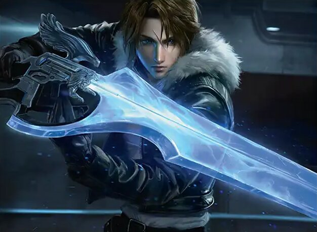 スコール　プロモ Squall, Seed Mercenary Squall, SeeD Mercenary (Borderless) • Universes Beyond