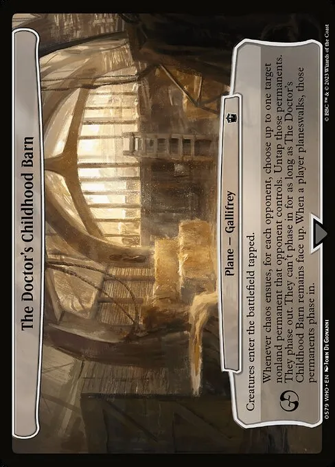 mtg doctor who planechase cards MTG Doctor Who spoilers include TARDIS and Tenth Doctor