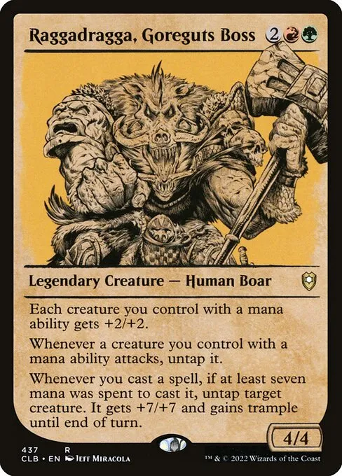 mtg legendary matters cards Ironhoof Boar (148) – Axion Now main image 0