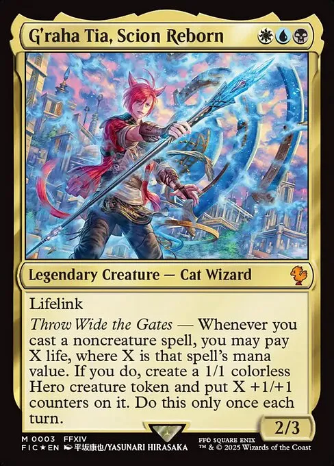 Cid/Job Select - FF Only // Commander (G'raha Tia, Scion Reborn
