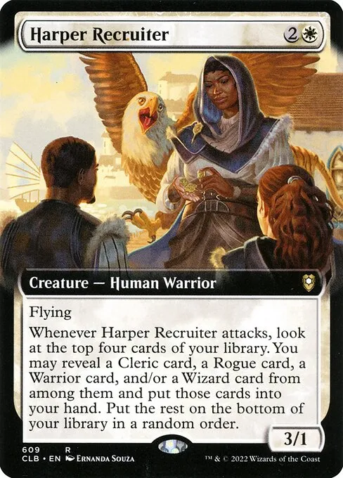 mtg employee cards I'm a WotC // Commander (Harper Recruiter and Wizard from Beyond) deck list // Moxfield — MTG Deck Builder Magic: The Gathering cards featuring