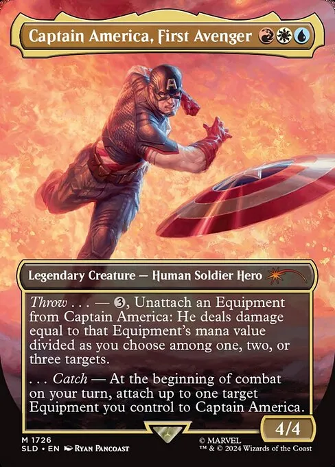 マジック：ザ・ギャザリング Captain America, First Avenger MTG deck Captain America, First Avenger // Commander (Captain America