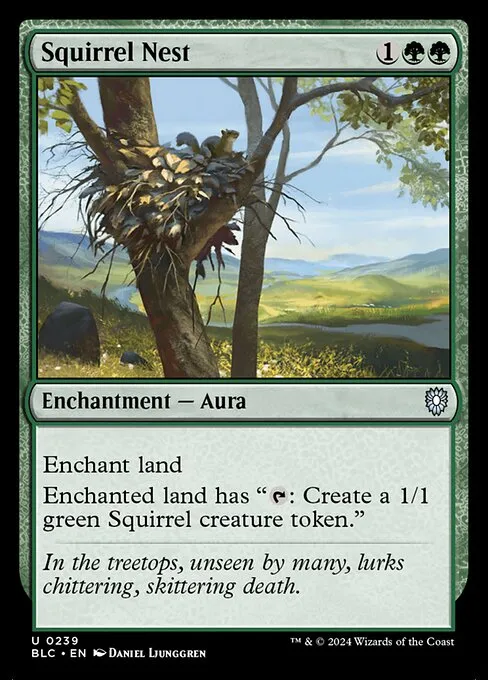 Squirreled Away (Bloomburrow Commander Precon Decklist) // Commander  Precons (Hazel of the Rootbloom) deck list mtg // Moxfield  MTG Deck  Builder