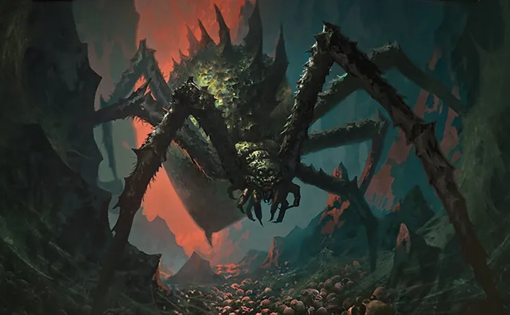 shelob mtg commander deck Shelob, Child of Ungoliant LotR SPIDERS FOOD Magic MTG Custom Commander Deck main image 0