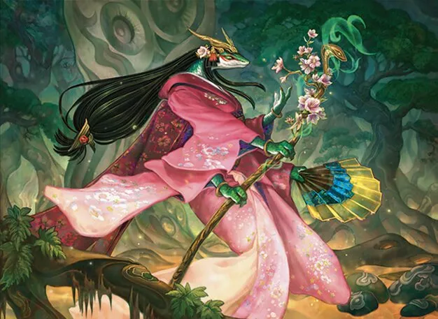 Mono Green Trample // Commander (Sakiko, Mother of Summer) deck