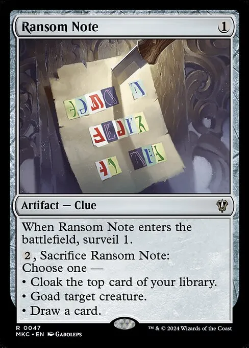 Deadly Disguise (Murders at Karlov Manor Commander Precon Decklist) //  Commander Precons (Kaust, Eyes of the Glade) deck list mtg // Moxfield  MTG  Deck Builder