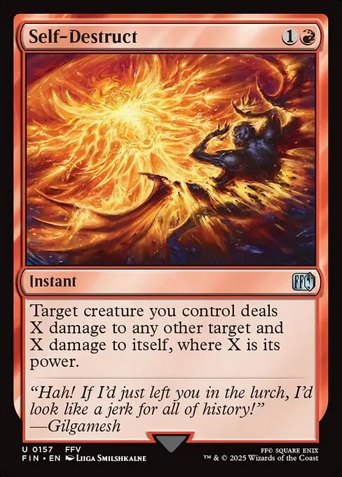 mtg final fantasy masamune The Emperor of Palamecia // The Lord Master of Hell (Extended Art) [FI main image 1