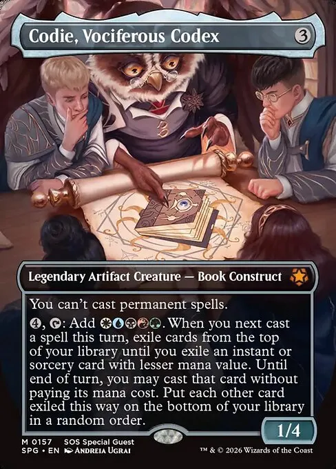 barnes and noble mtg cards Barnes & Noble // Commander (Codie, Vociferous Codex) deck list mtg //  Moxfield — MTG Deck Builder