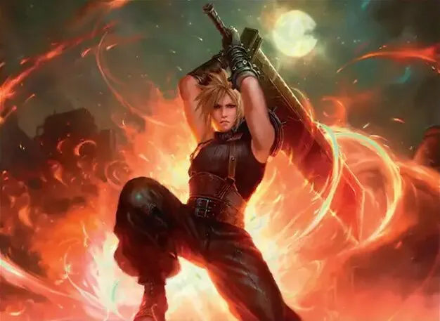 D+1 D+1 D+1 D+1 Bb C+1 D+1 C+1 D+1 // Commander (Cloud, Ex