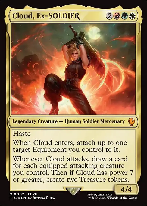 Ultima MTG EDH FFコラボ 4枚 Alternate Art Face Commanders Full Art for MtG x FF : r
