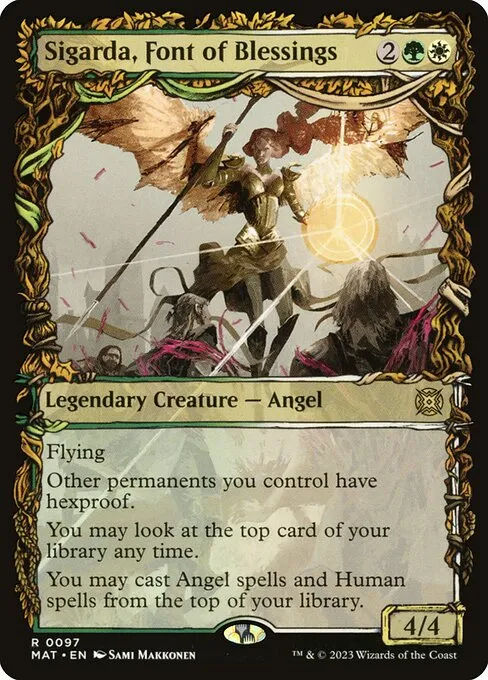 MTG 祝福の泉、シガルダ　コマンダーデッキ MTG 祝福の泉、シガルダ コマンダーデッキ デッキ紹介：祝福の泉