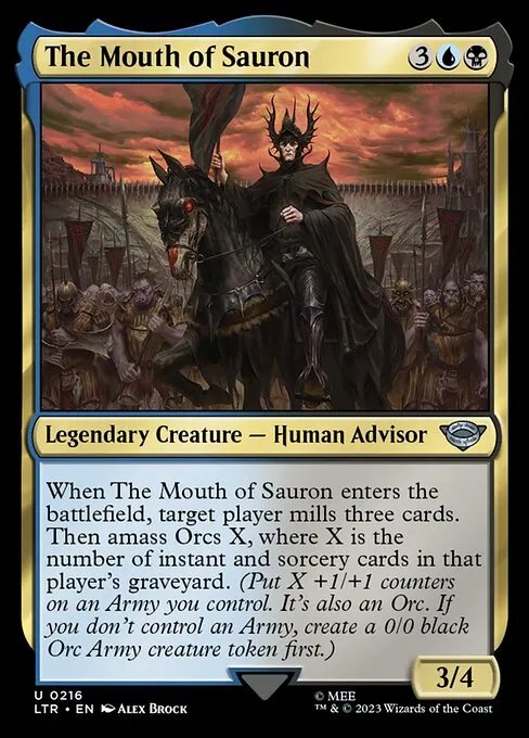 Hosts of Mordor Upgrade (Universes Beyond only) w all 9 Nazgul // Commander  (Sauron, the Dark Lord) deck list mtg // Moxfield  MTG Deck Builder