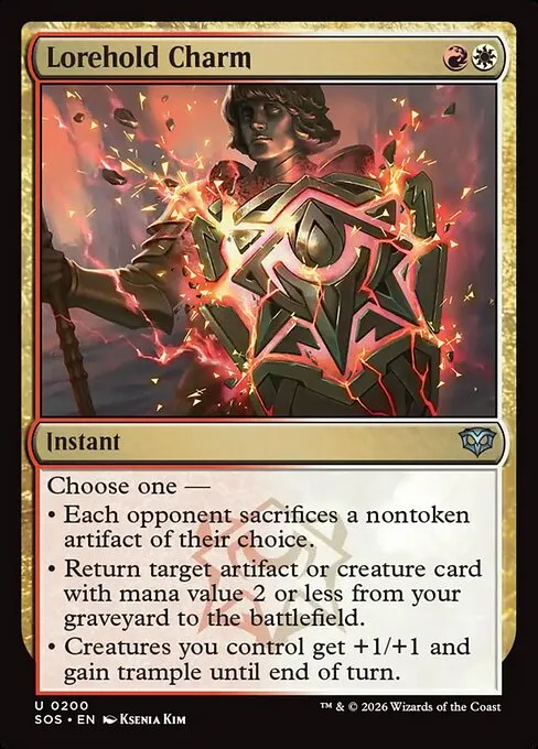 Lorehold Spirit Upgrade (Secrets of Strixhaven cards only