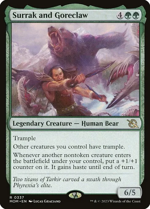 Ayula, Queen Among Bears – MTG Bear Tribal Commander Deck (100 Cards, English)
