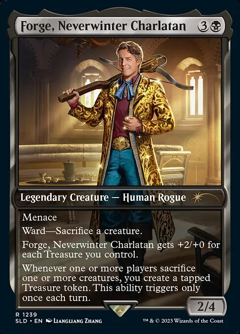 Hugh Grant Treasure Voltron // Commander (Evin, Waterdeep Opportunist) deck  list mtg // Moxfield  MTG Deck Builder