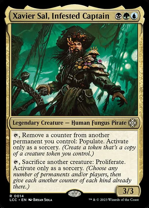 Sultai Proliferate - Commander (Xavier Sal, Infested Captain)