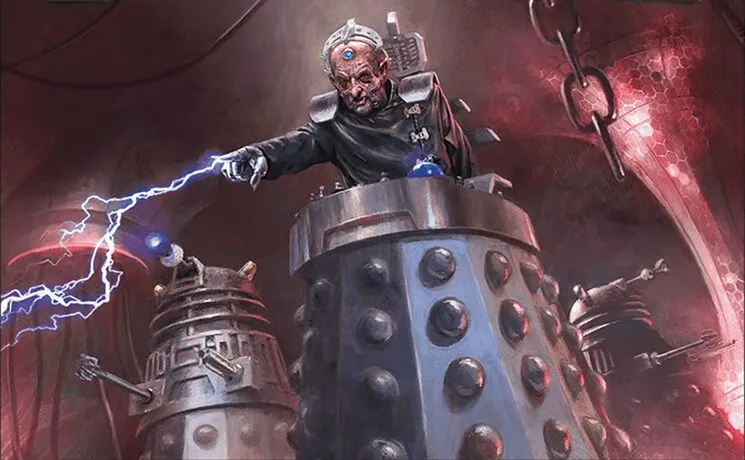 davros mtg card Magic: the Gathering Doctor card, Destroyer of Worlds or that player discards a card. Davros, Dalek Creator | Universes