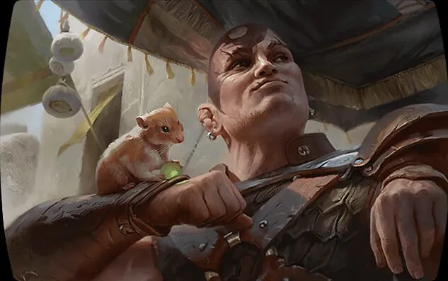minsc mtg card & Boo, Timeless Heroes +1/+1 Counters Magic Custom Commander Deck Sacrifice a creature BG3 "Precon" Minsc & Boo