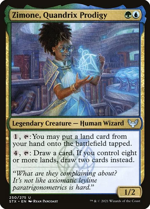 mtg prime number card Magic The Gathering - Duskmourn - House of Horror Zimone, All-Questioning · Duskmourn: House