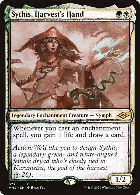 Sythis Enchantments and Equipment // Commander (Sythis, Harvest's