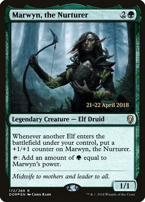 Marwyn, the Nurturer : Elf Ball : Mono-Green : Power Level
