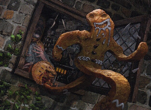 gingerbread man card mtg Wilds of Eldraine Token Set (MTG) Beadle & Grimm's Pandemonium Warehouse Each creature you control thats a Food or a Golem gets +2/+2 and has trample Gingerbrute - Jumpstart (jmp) #466