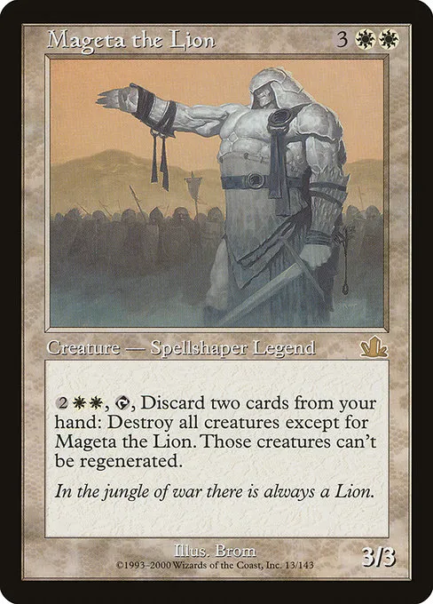 Indestructible Tribal // Commander (Mageta the Lion) deck list mtg //  Moxfield  MTG Deck Builder
