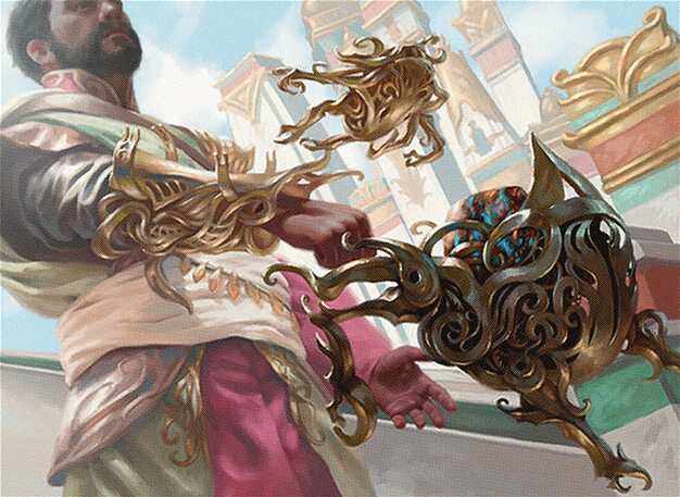 mtg servo cards Stainless Steel Token - Metal Tokens Token Artifact Creature  Servo Rarity Day 226/281 of making a