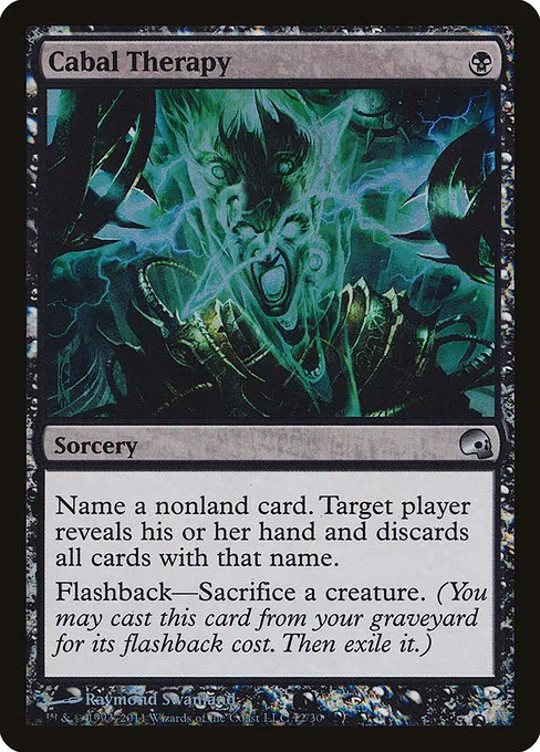 ★【Foil】陰謀団式療法/Cabal Therapy/4枚(FNM)DCI ☆【Foil】陰謀団式療法/Cabal Therapy/4枚(FNM)DCI マジック