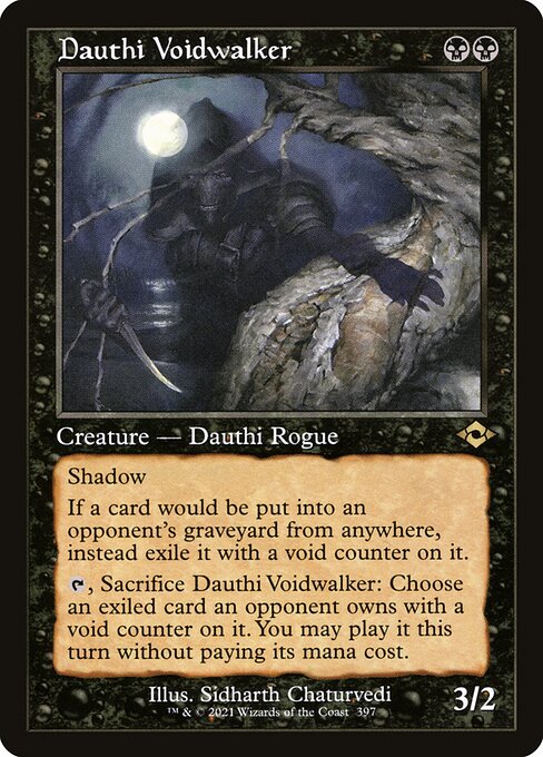Dauthi Voidwalker Magic: The Gathering card