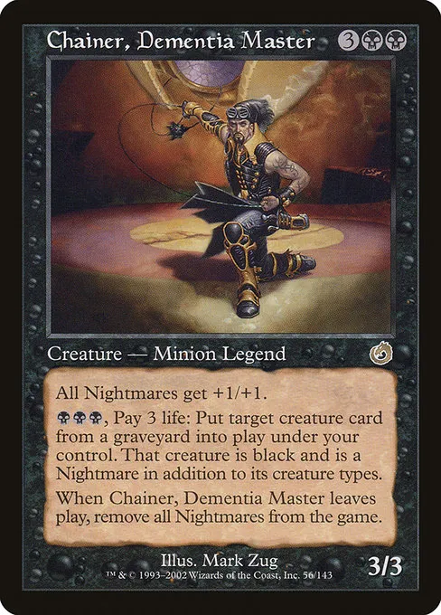 Mono Black Blink // Commander (Chainer, Dementia Master) deck list mtg //  Moxfield  MTG Deck Builder