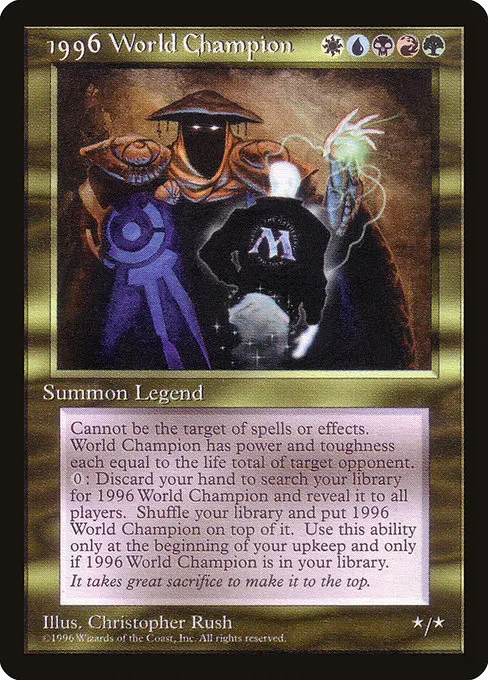 1996 World Champion '00 (INV) // Commander (1996 World Champion
