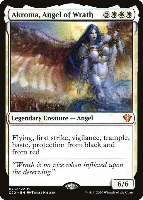 Akroma, Angel of Wrath Magic: The Gathering card