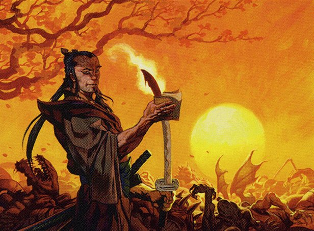 MTG【陽刀の侍】 アーティストプルーフ MTG【陽刀の侍】 アーティストプルーフ
