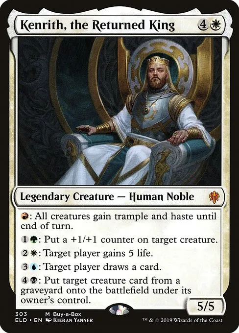 King Arthur and the Knights of the Round Table // Commander (Kenrith, the  Returned King) deck list mtg // Moxfield  MTG Deck Builder