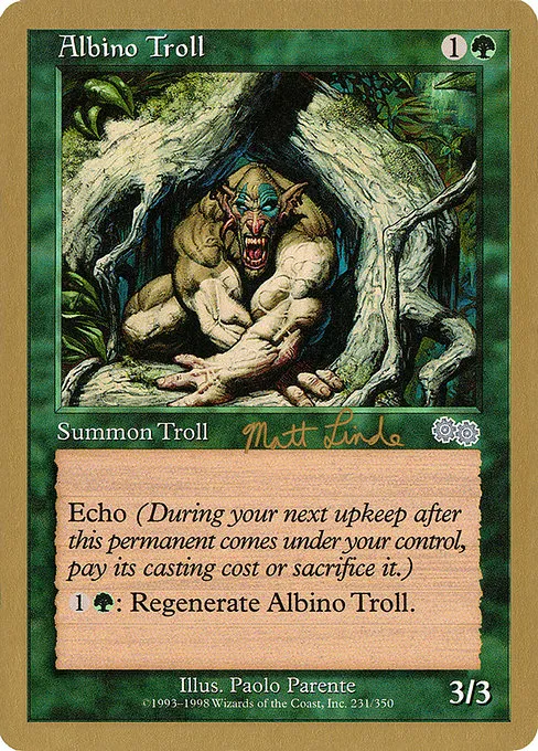 WorldChampionshipDecks1999⭐︎Matt Linde Matt Linde Decklist · World Championship Decks 1999 (WC99