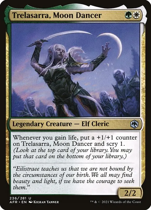 green white life gain // Commander (Trelasarra, Moon Dancer) deck list mtg  // Moxfield  MTG Deck Builder