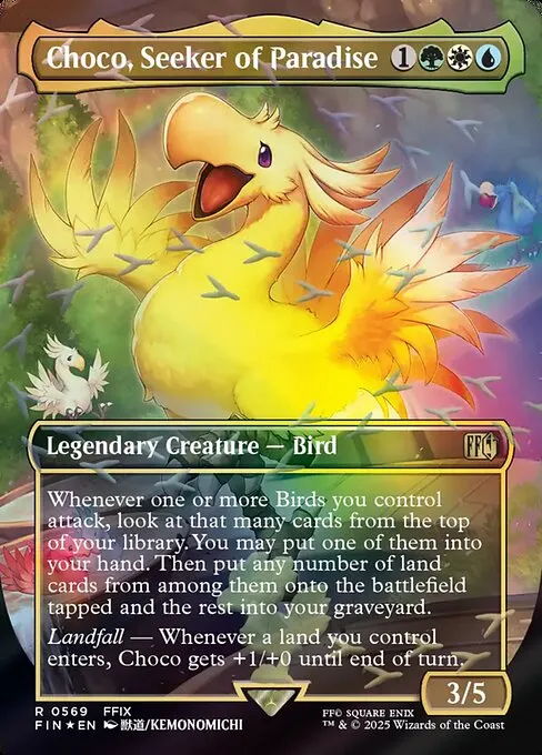 Choco - Paradise Birds Lost [Bracket 3] // Commander (Choco, Seeker of  Paradise) deck list mtg // Moxfield  MTG Deck Builder